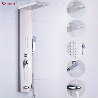 Modern Shower Head Panel Rainfall Bath Shower Tower Panel