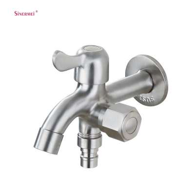 Multi Function Stainless Steel Cold Water Tap High Quality SS304 Faucet