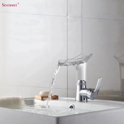 Transparent Bathroom Taps Basin Faucet Mixer Taps Wateful Basin Water Taps Faucet