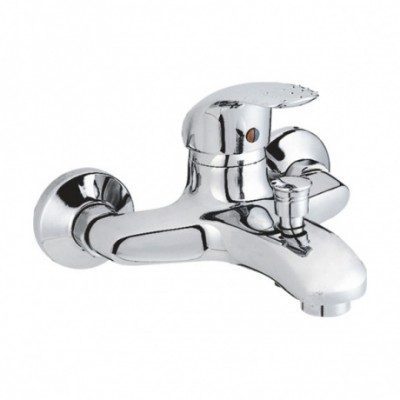 Dual Hole Bathroom Bath Faucet Shower Mixer Tap